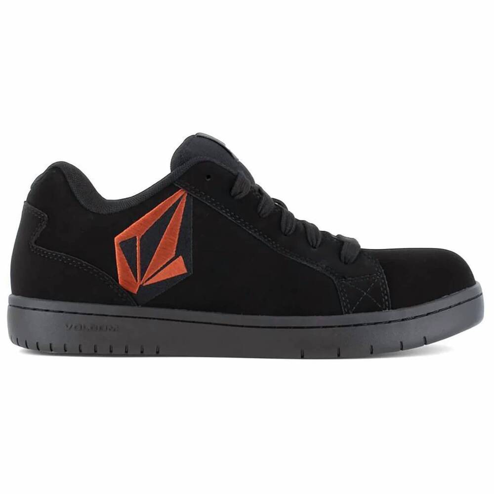 NEW VOLCOM men's stone composite-toe slip resistant shoe in black